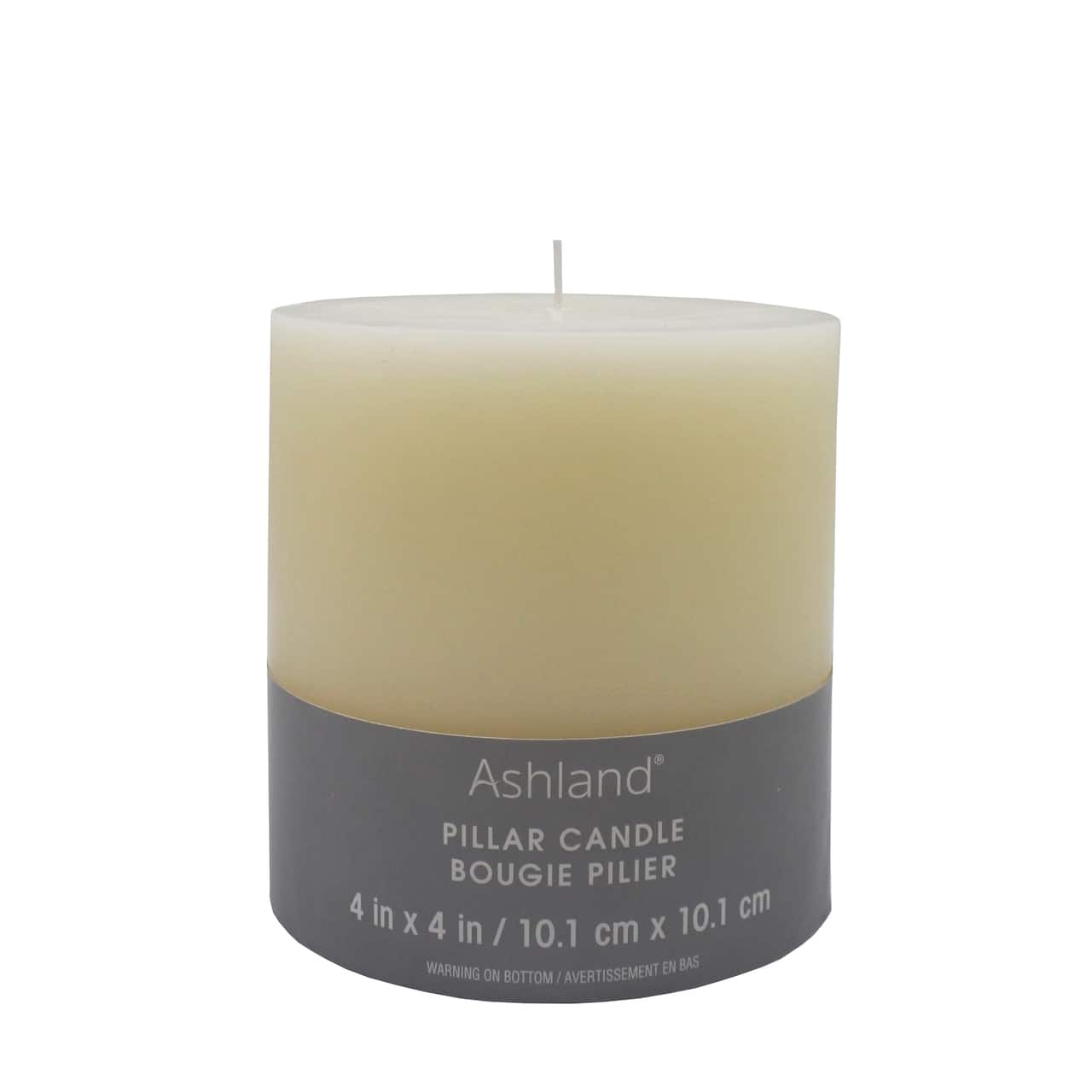 12 Pack: 4" x 4" Ivory Pillar Candle by Ashland®